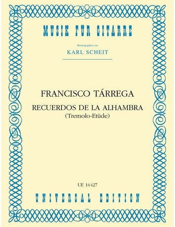 Tárrega: Recuerdos de la Alhambra