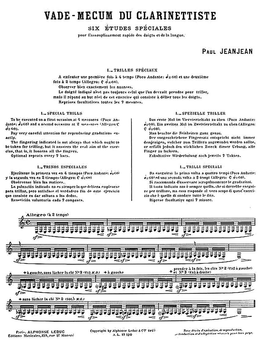 Jeanjean: Vade-Mecum