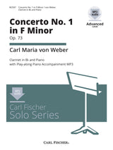 Weber: Clarinet Concerto No. 1 in F Minor, Op. 73
