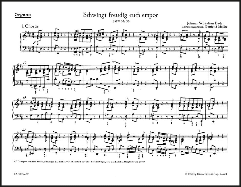 Bach: Schwingt freudig euch empor, BWV 36