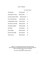 Udow: Song Cycle from A Wall of Two