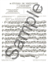 Bodet: 16 Etudes de virtuosite d'apres Bach