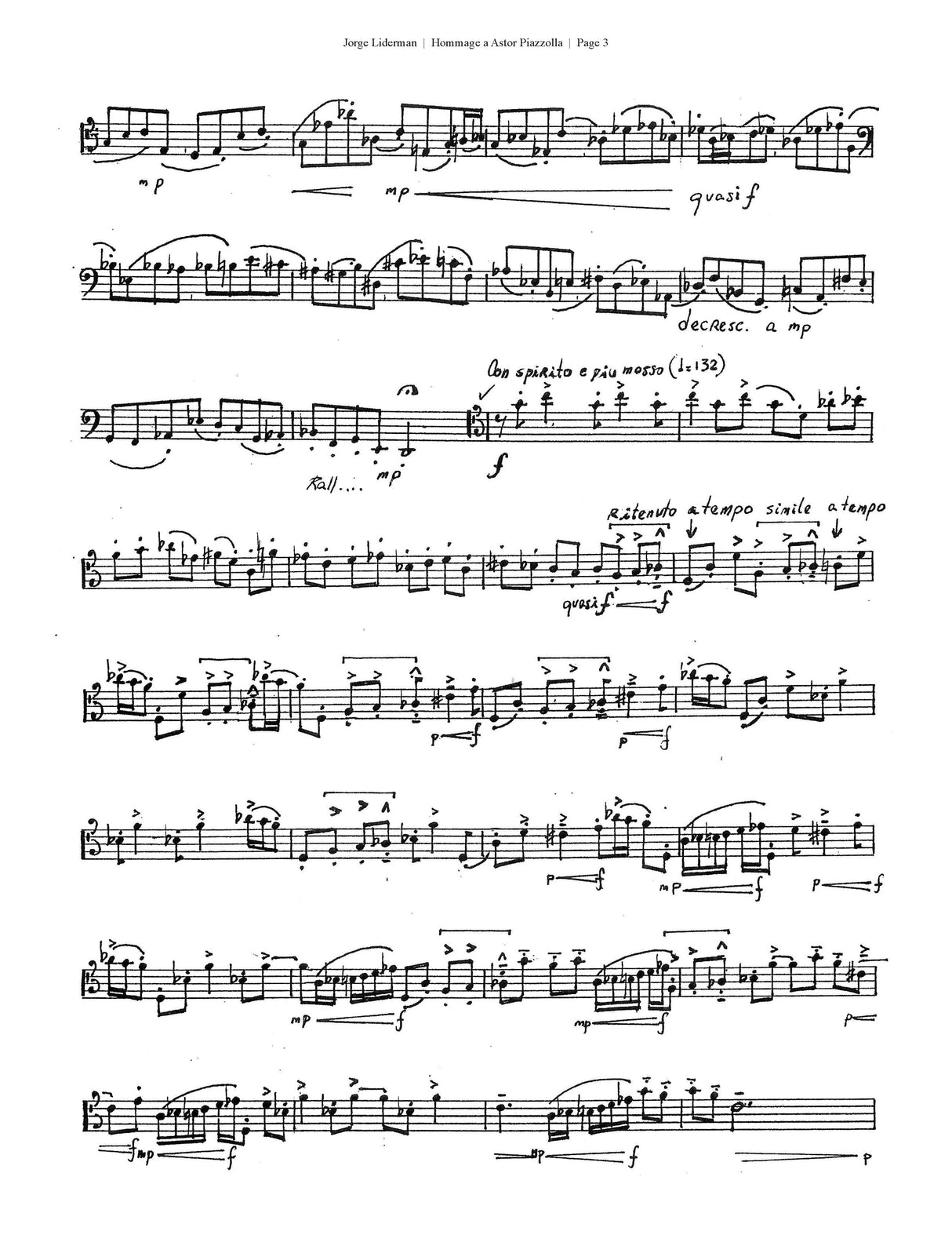 Liderman: Hommage a Astor Piazzolla