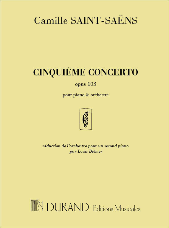 SAINT-SAËNS/ PIANO CONCERT Op.44 KALMUS Saint-Saëns: Piano Concerto No. 4, Op. 44 – Ficks Music