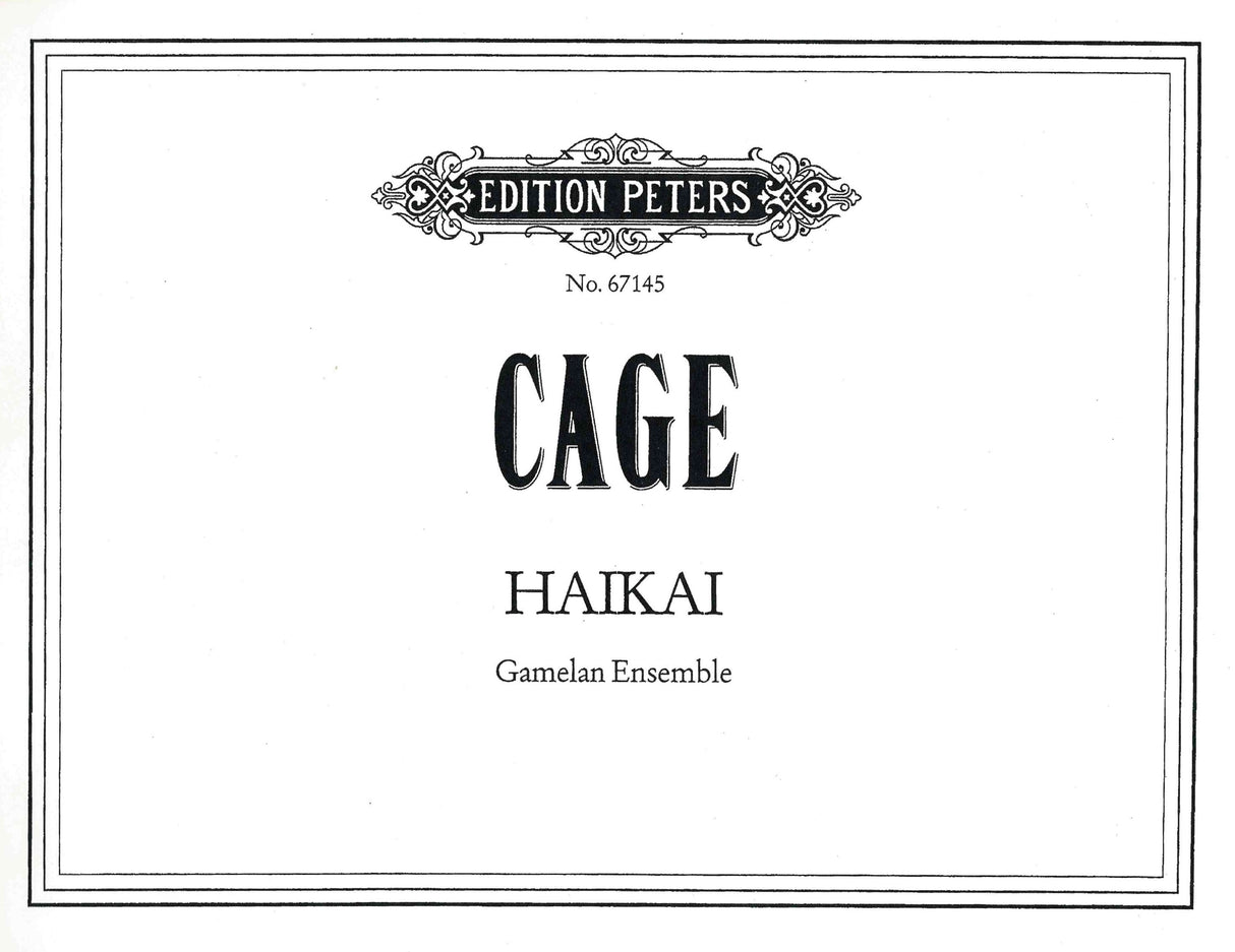 Cage: Haikai