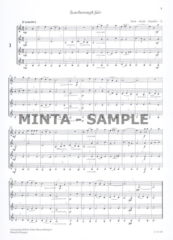 Quartets for Clarinets or Other Instruments - Volume 1