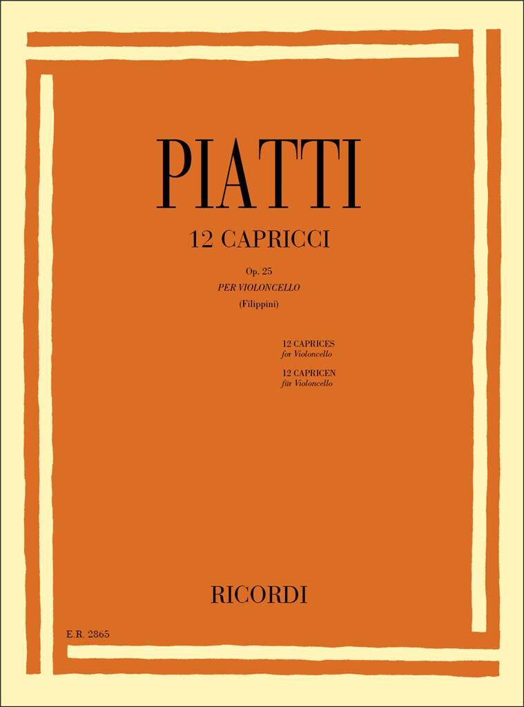 Piatti: 12 Caprices, Op. 25