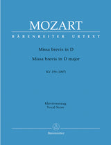Mozart: Missa brevis in D Major, K. 194 (186h)