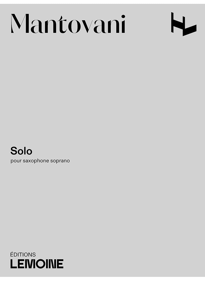 Mantovani: Soprano Saxophone Solo