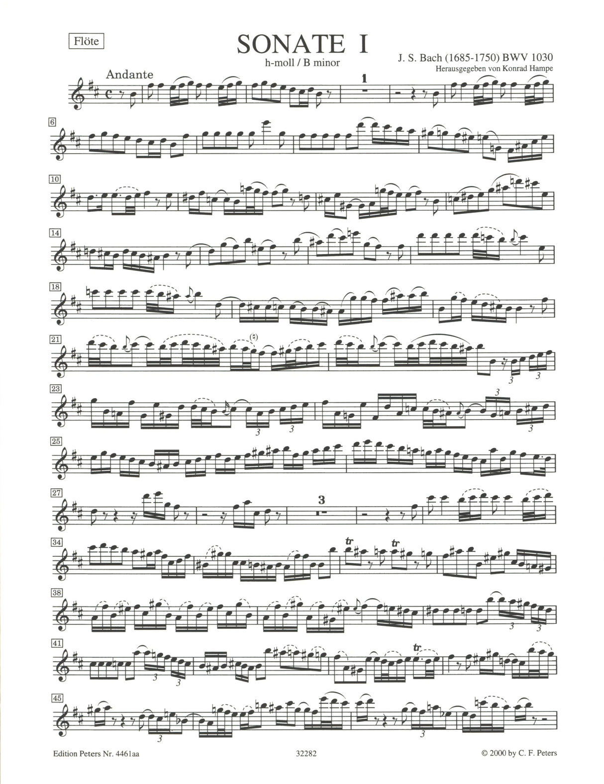 Bach: Flute Sonatas - Volume 1 (BWV 1030-1032)