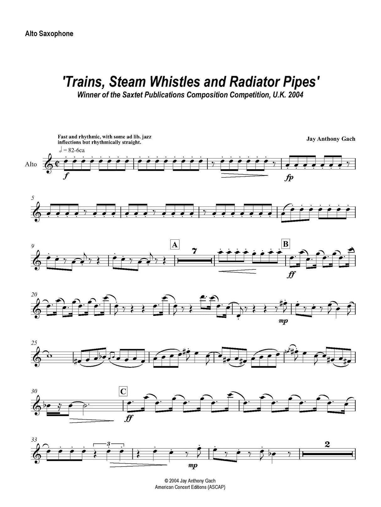 Gach: Trains, Steam Whistles, and Radiator Pipes