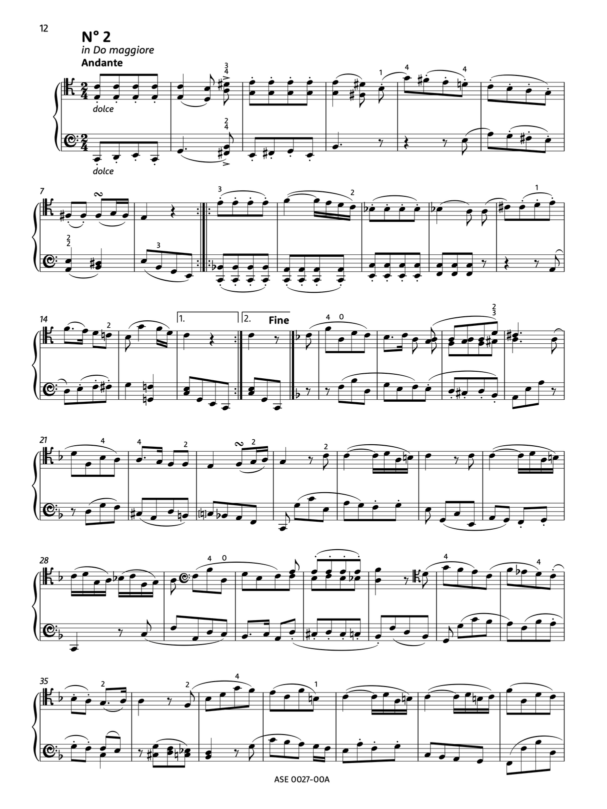 Dotzauer: Twelve Original Pieces, Op. 52 (Book 1)