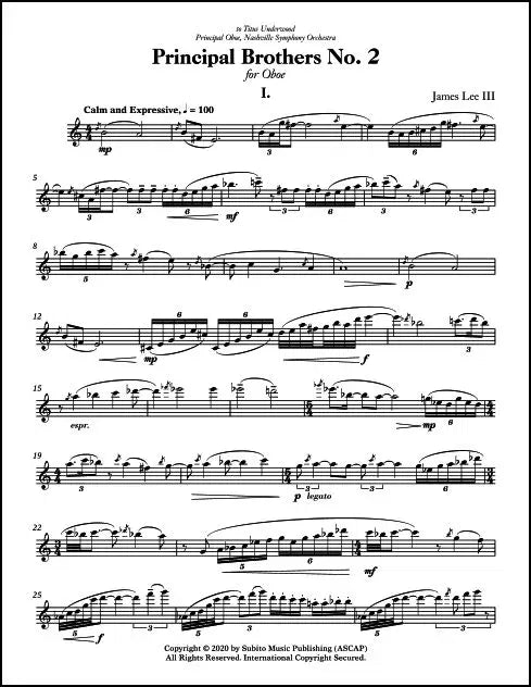 Lee III: Principal Brothers No. 2