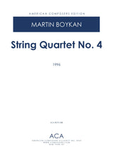 Boykan: String Quartet No. 4
