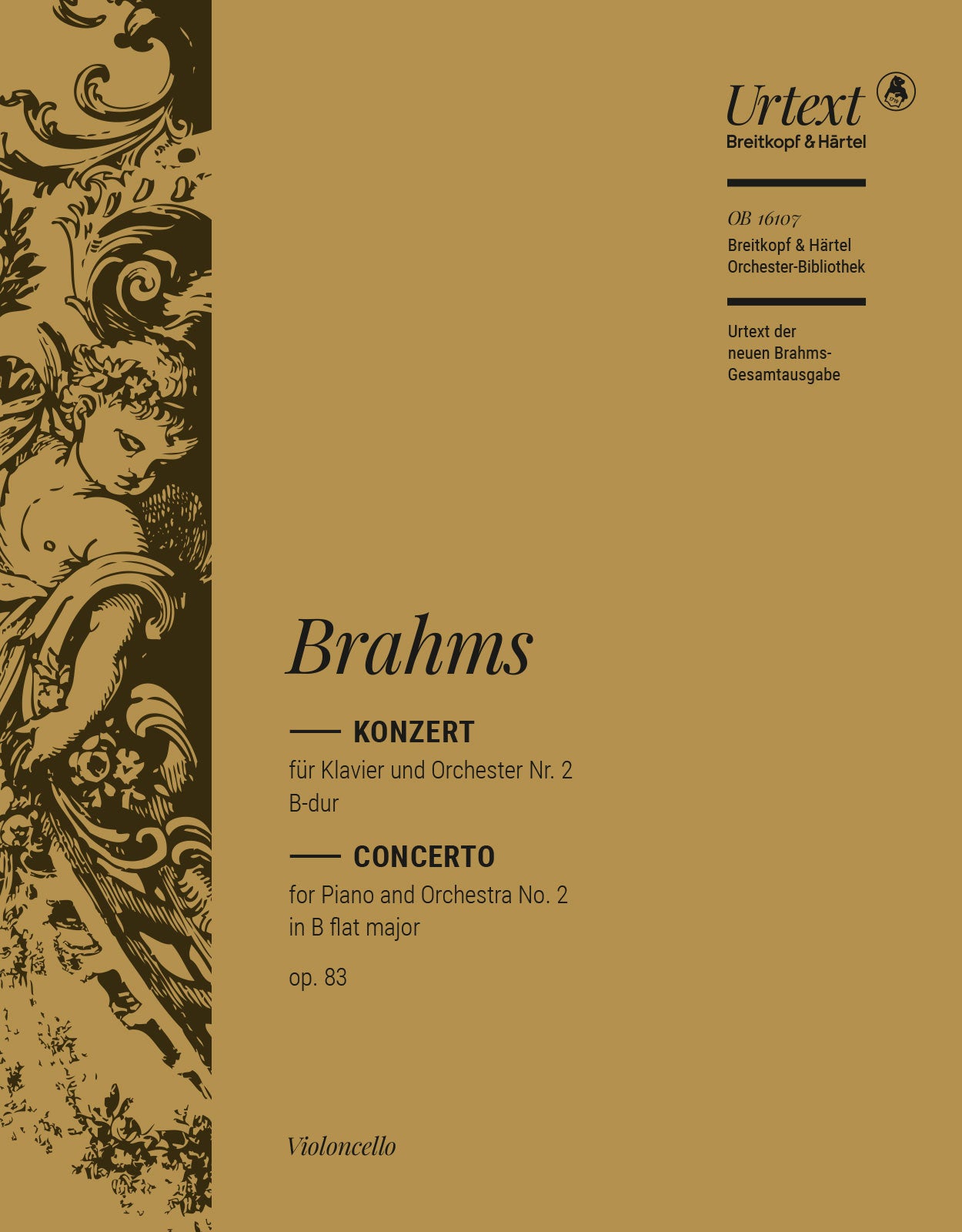 【T9105】Klavierkonzerte 2 & 3 Brahms: Piano Concerto No. 2 in B-flat Major, Op. 83 – Ficks