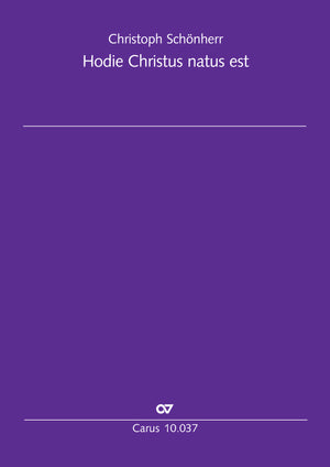 Schönherr: Hodie Christus natus est
