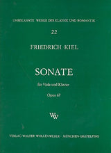 Kiel: VIola Sonata in G Minor, Op. 67