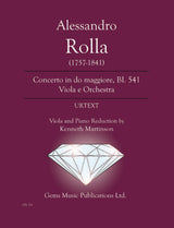 Rolla: Viola Concerto in C Major, BI. 541