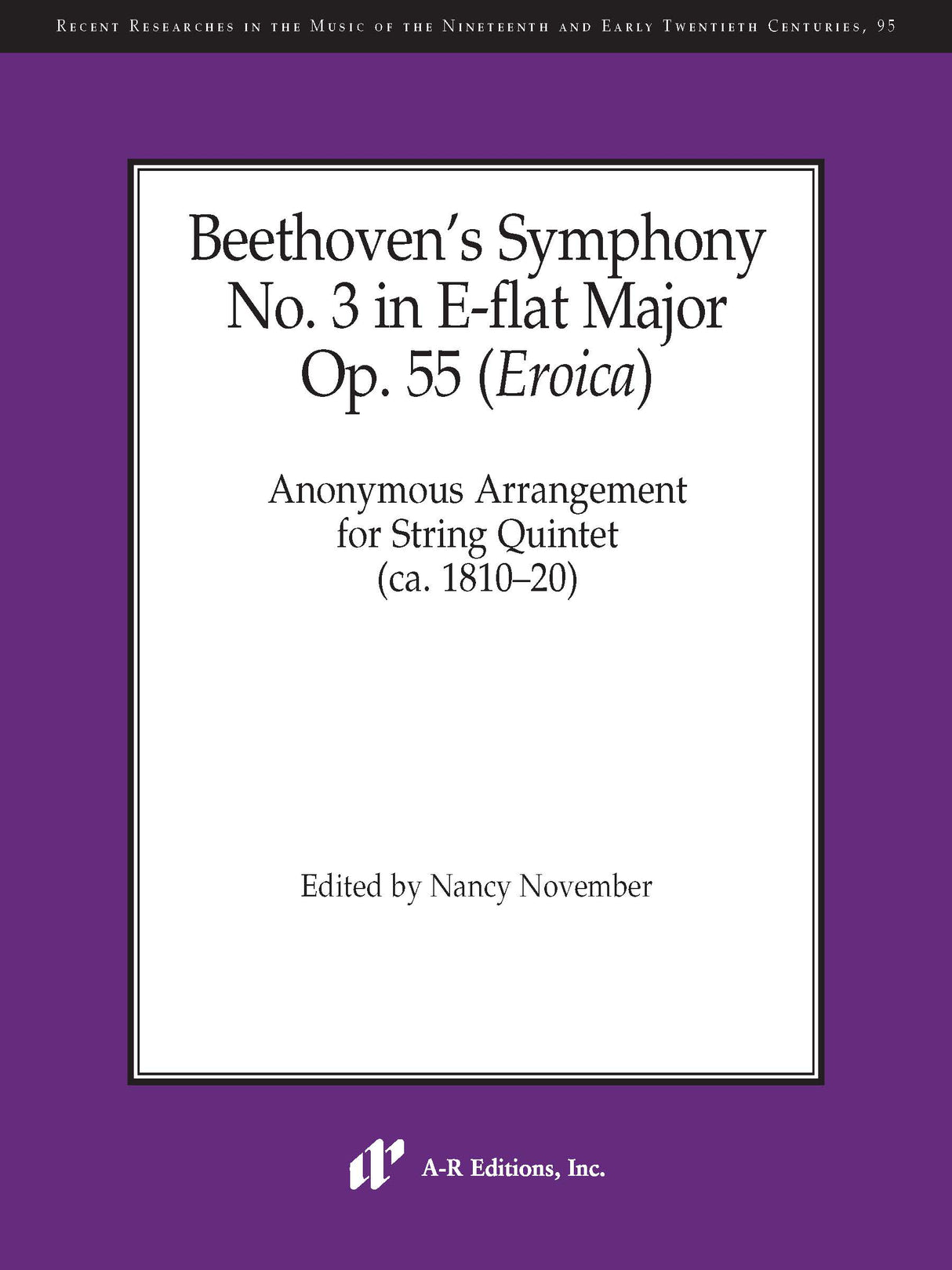 Beethoven: Symphony No. 3 in E-flat Major, Op. 55 (arr. for string quintet)