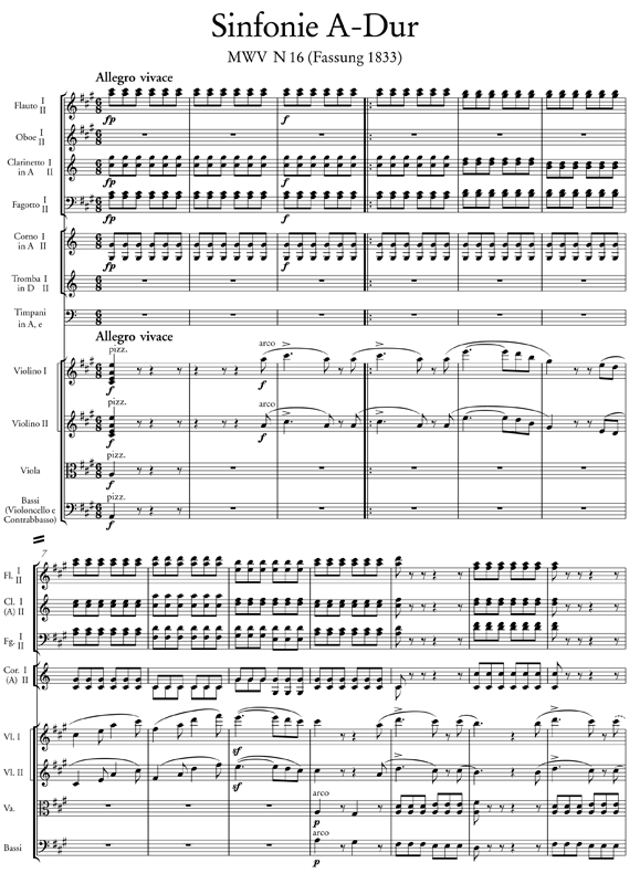 Mendelssohn: Symphony in A Major, MWV N 16, Op. 90 - "Italian" (Version of 1833)