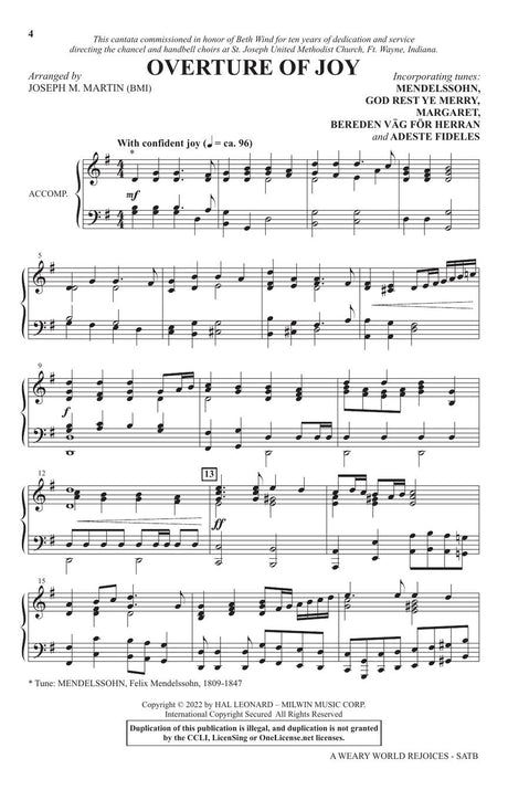 Martin: A Weary World Rejoices