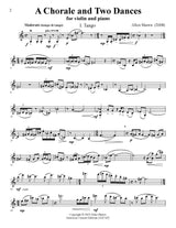 Shawn: A Chorale and Two Dances (Version for Violin & Piano)