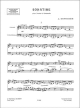 Honegger: Sonatine (arr. for violin & cello)