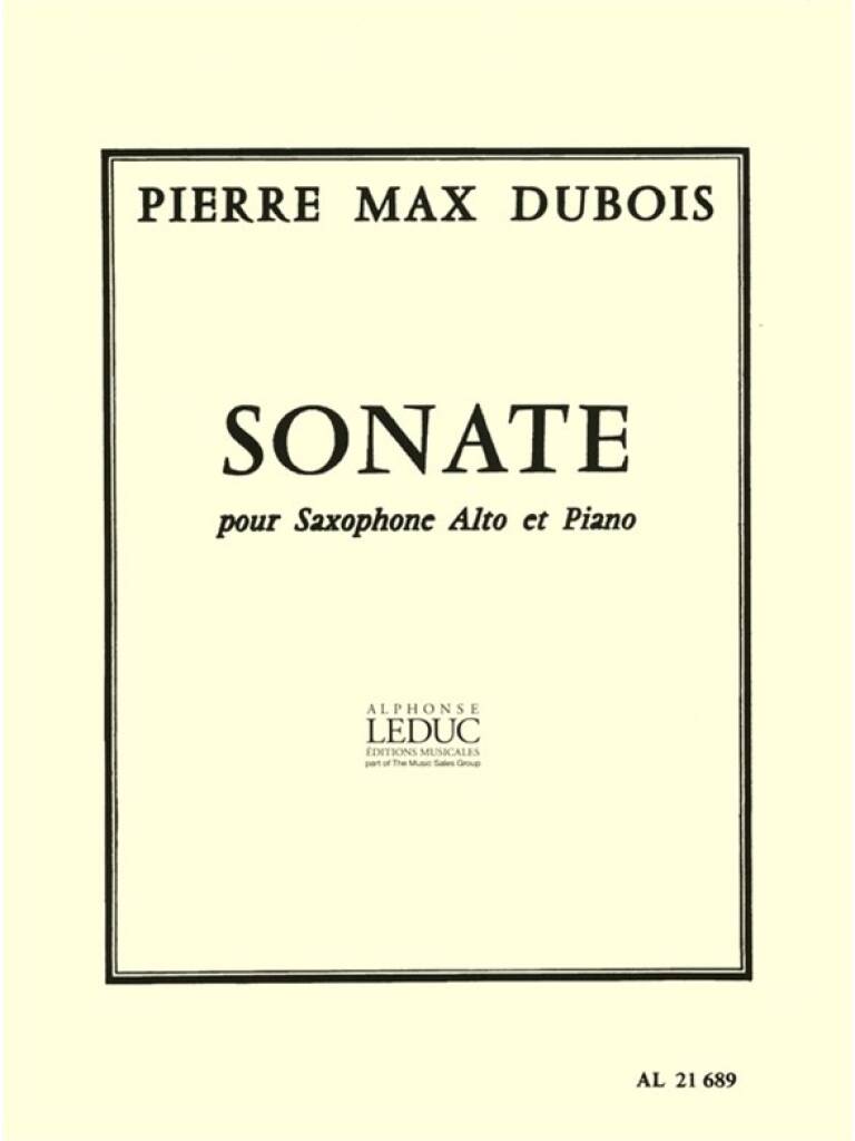 Dubois: Alto Saxophone Sonata