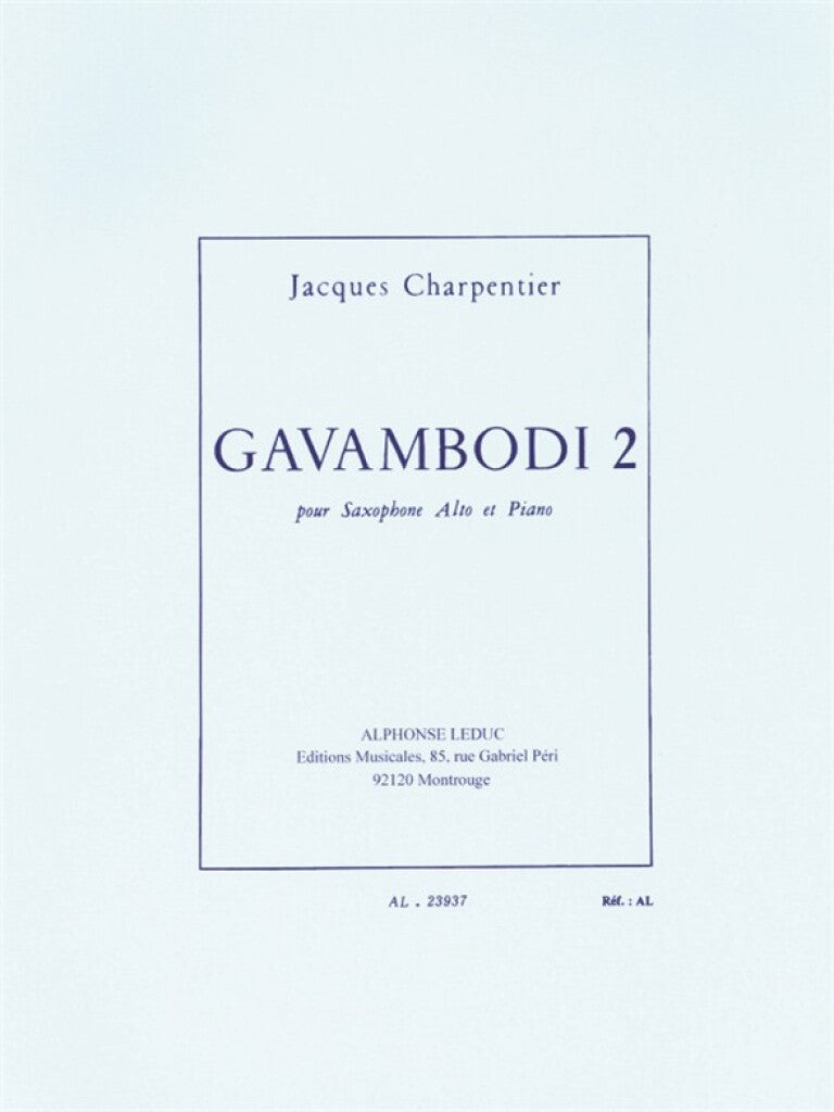 J. Charpentier: Gavambodi 2