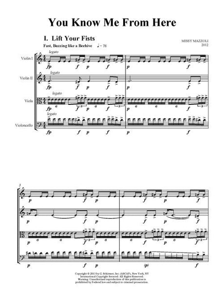 Mazzoli: You Know Me From Here