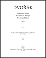 Dvořák: Nocturne in B Major, B. 47, Op. 40