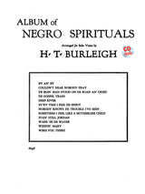 Burleigh: Album of Negro Spirituals
