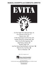 Webber: Evita – Musical Excerpts and Complete Libretto