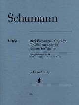 Schumann: 3 Romances, Op. 94 (Version for Violin)