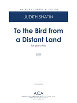 Shatin: To the Bird From a Distant Land