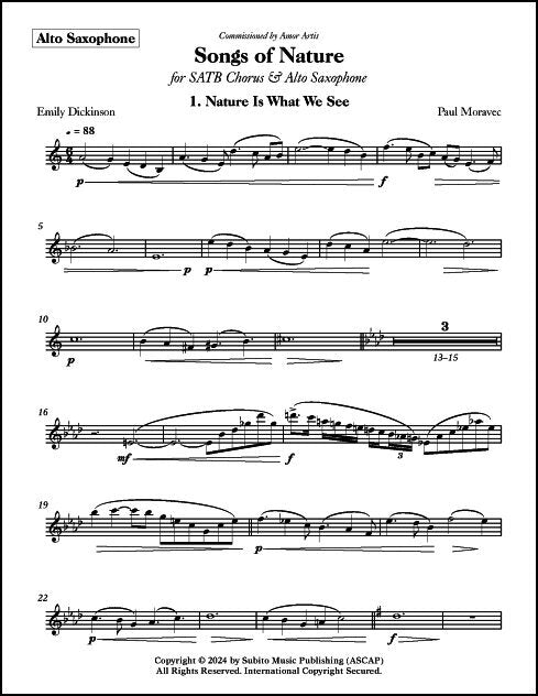 Moravec: Songs of Nature