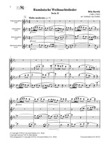 Bartók: Romanian Christmas Carols (arr. for sax quartet)
