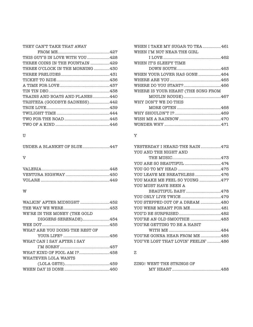The Real Book – Volume 6