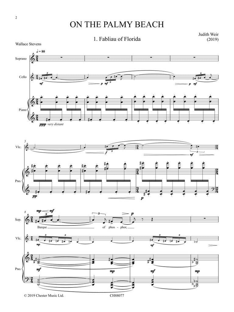 Weir: On the Palmy Beach