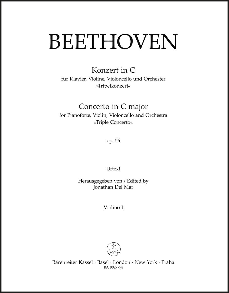 Beethoven: Triple Concerto in C Major, Op. 56
