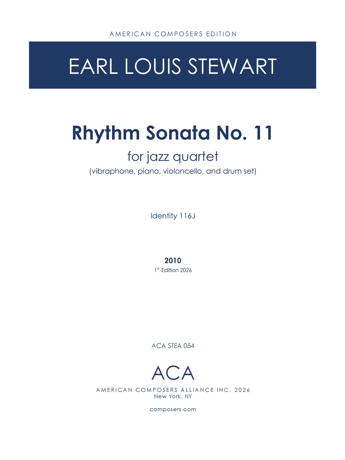 Stewart: Rhythm Sonata No. 11