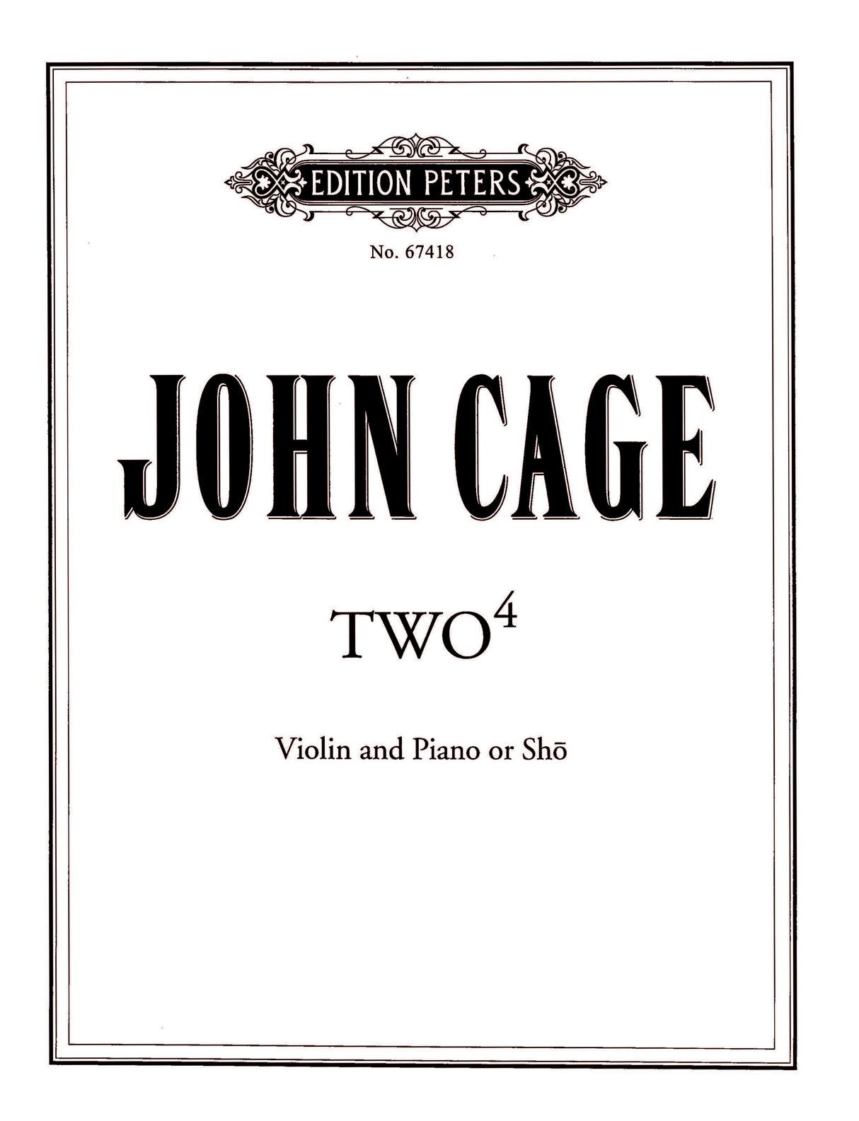 Cage: Two⁴