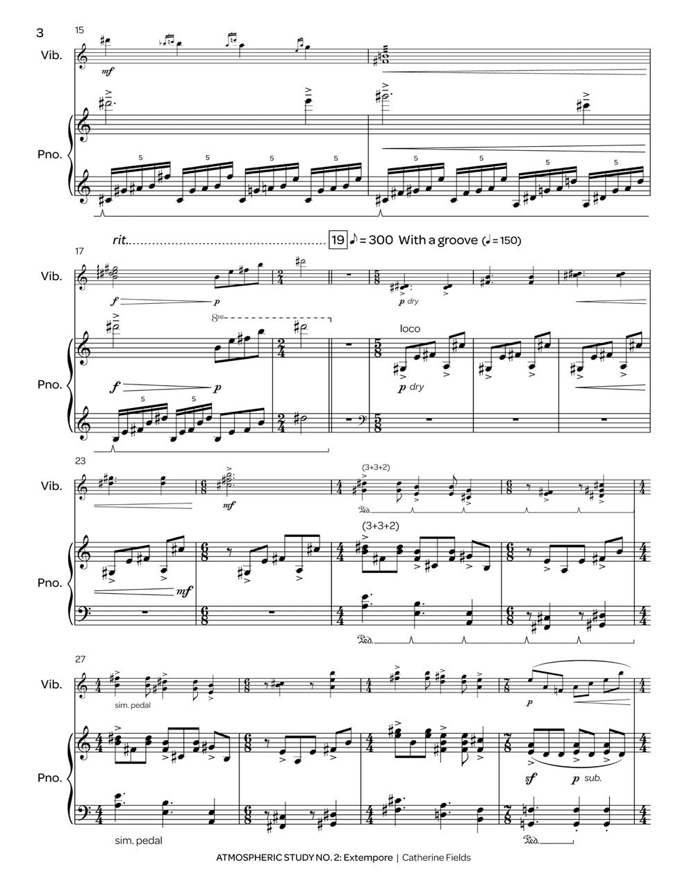 Fields: Atmospheric Study No. 2 ("Extempore")