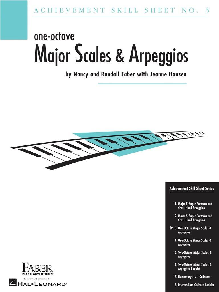Achievement Skill Sheet No. 3 - One-Octave Major Scales & Arpeggios
