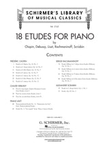 18 Etudes for Piano