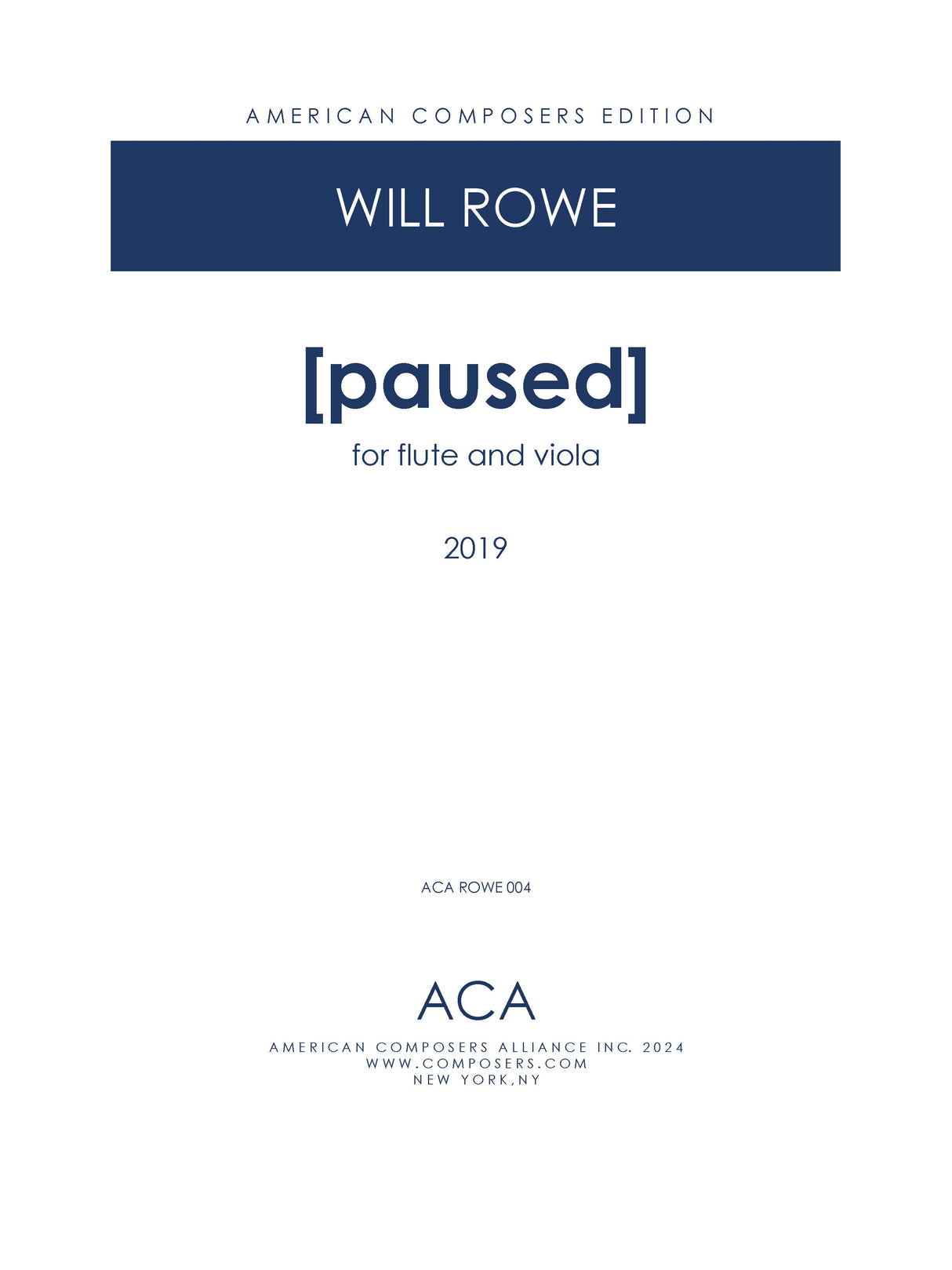 Rowe: [paused]