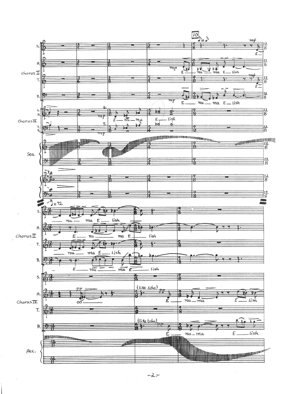 Ussachevsky: Creation - Prologue