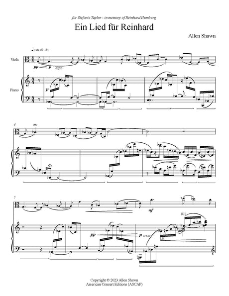 Shawn: Ein Lied für Reinhard