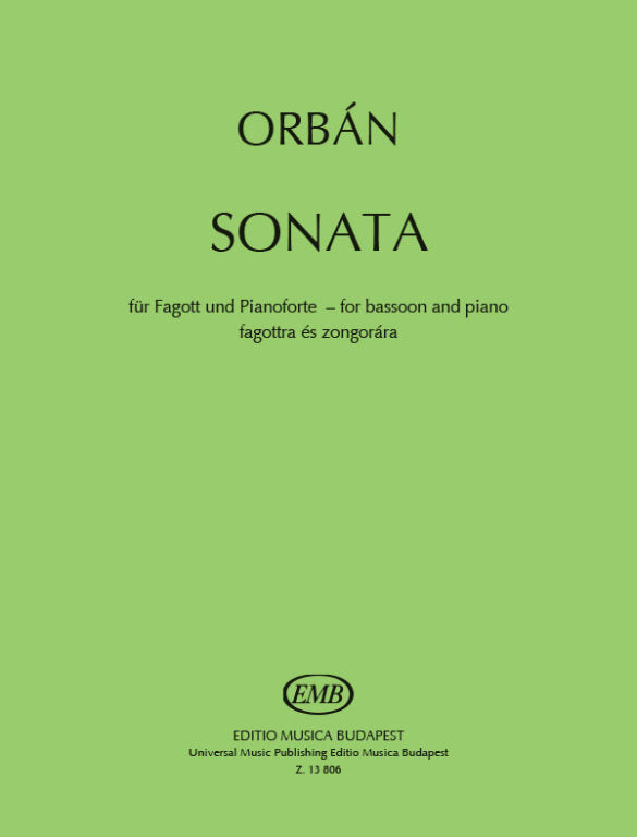 Orbán: Bassoon Sonata