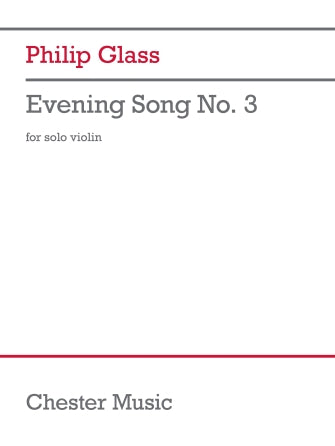 Glass: Evening Song No. 3